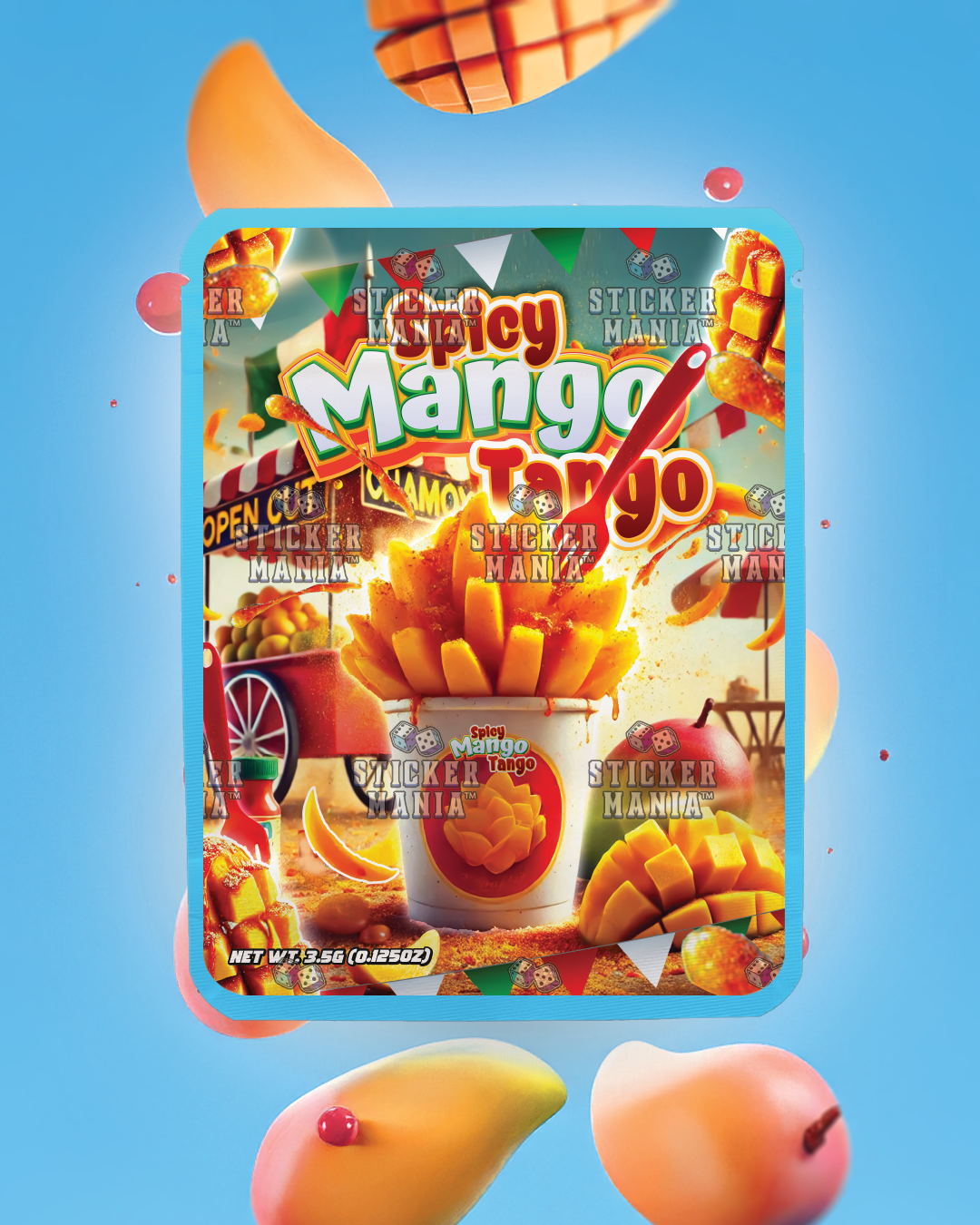 Spicy Mango Tango | Pre-Made Sticker Bag | 3.5g