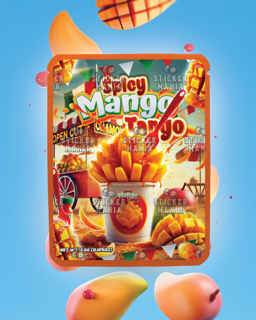 Spicy Mango Tango | Pre-Made Sticker Bag | 3.5g
