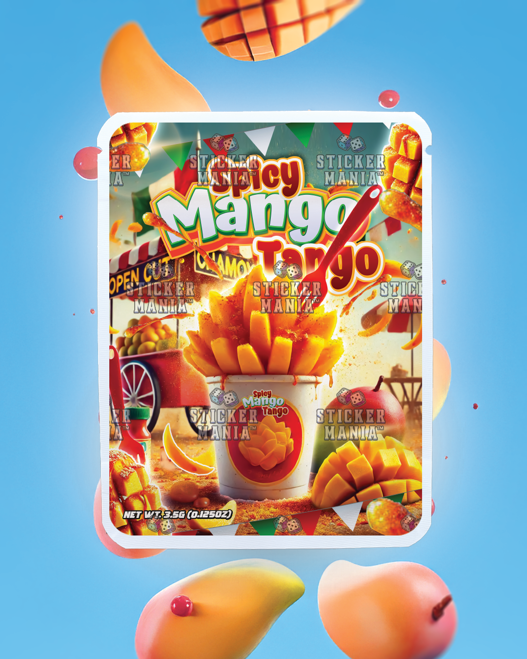 Spicy Mango Tango | Pre-Made Sticker Bag | 3.5g