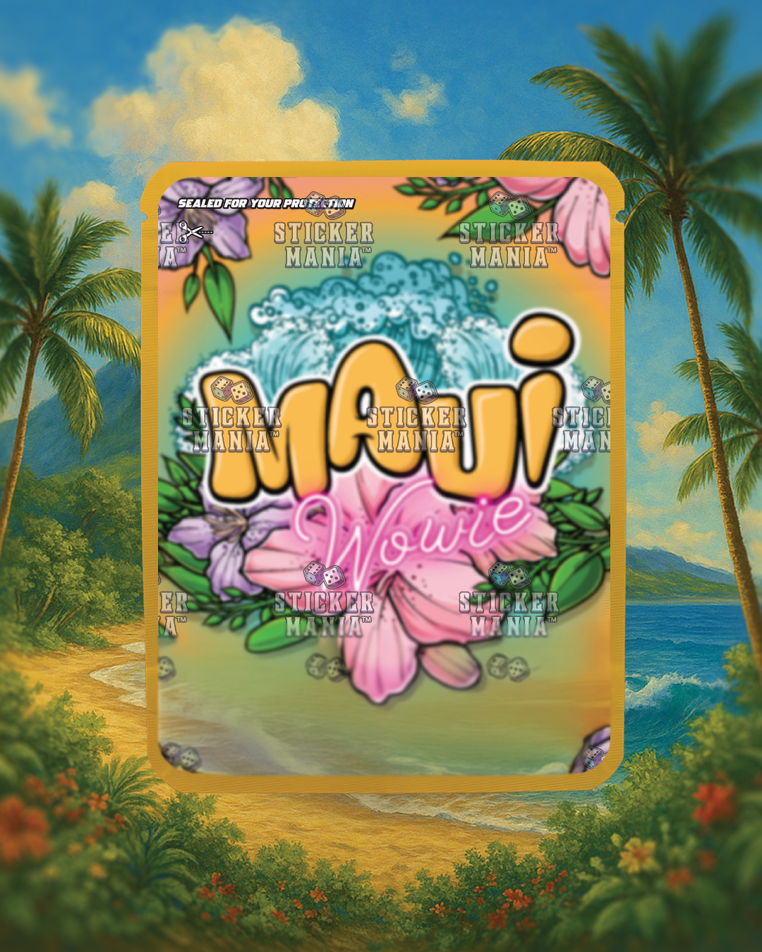 Maui Wowie | Pre-Made Sticker Bag | 3.5g