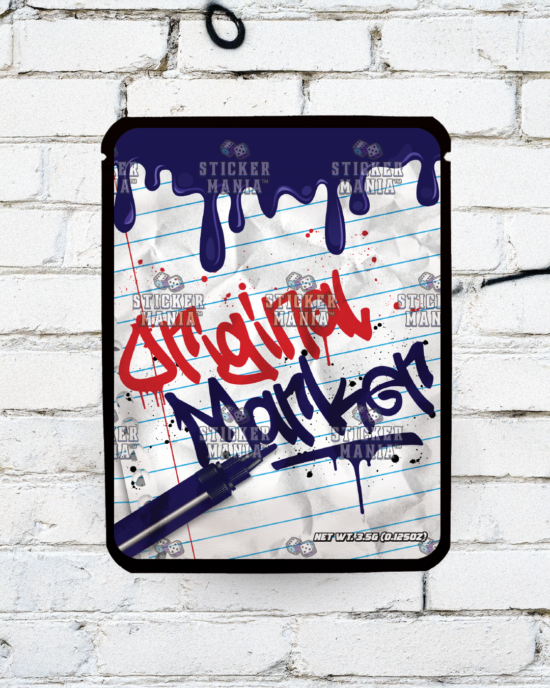 Original Marker| Pre-Made Sticker Bag | 3.5g