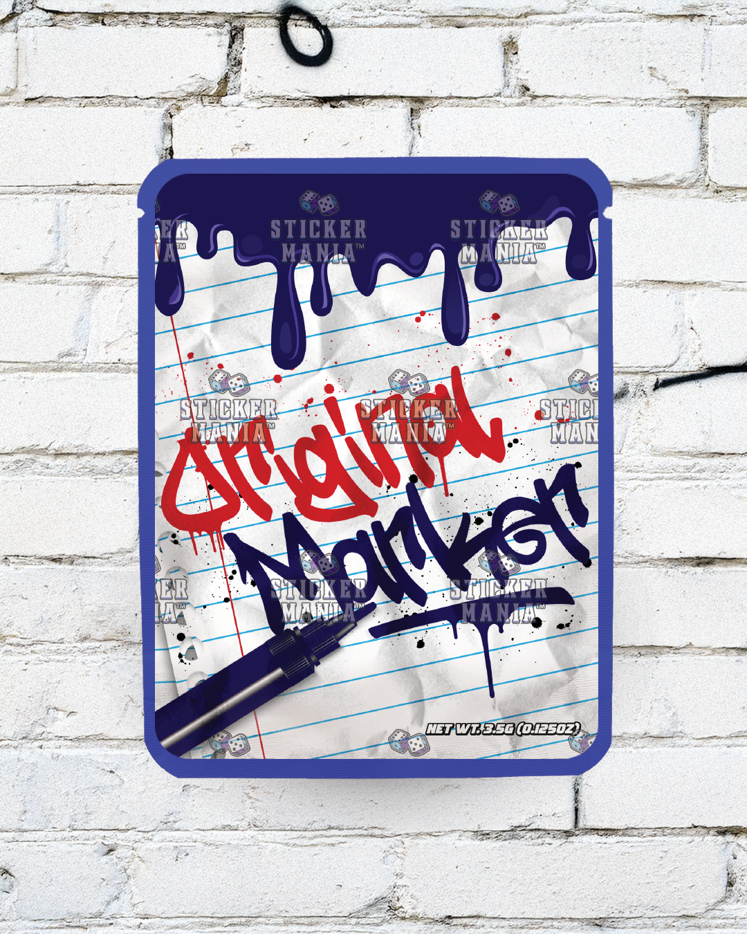 Original Marker| Pre-Made Sticker Bag | 3.5g