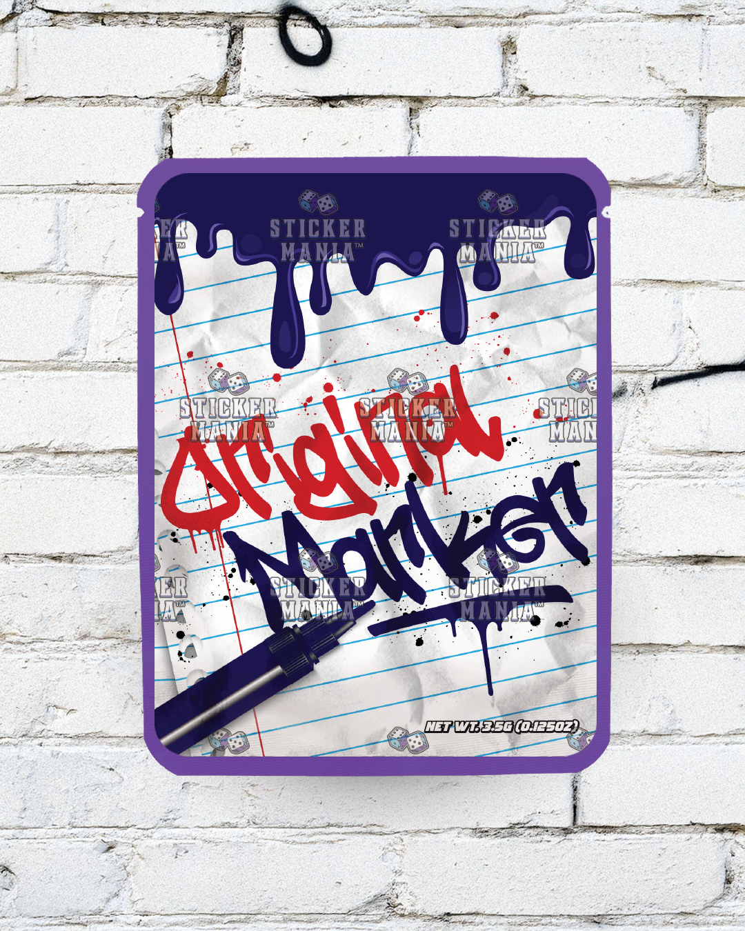 Original Marker| Pre-Made Sticker Bag | 3.5g