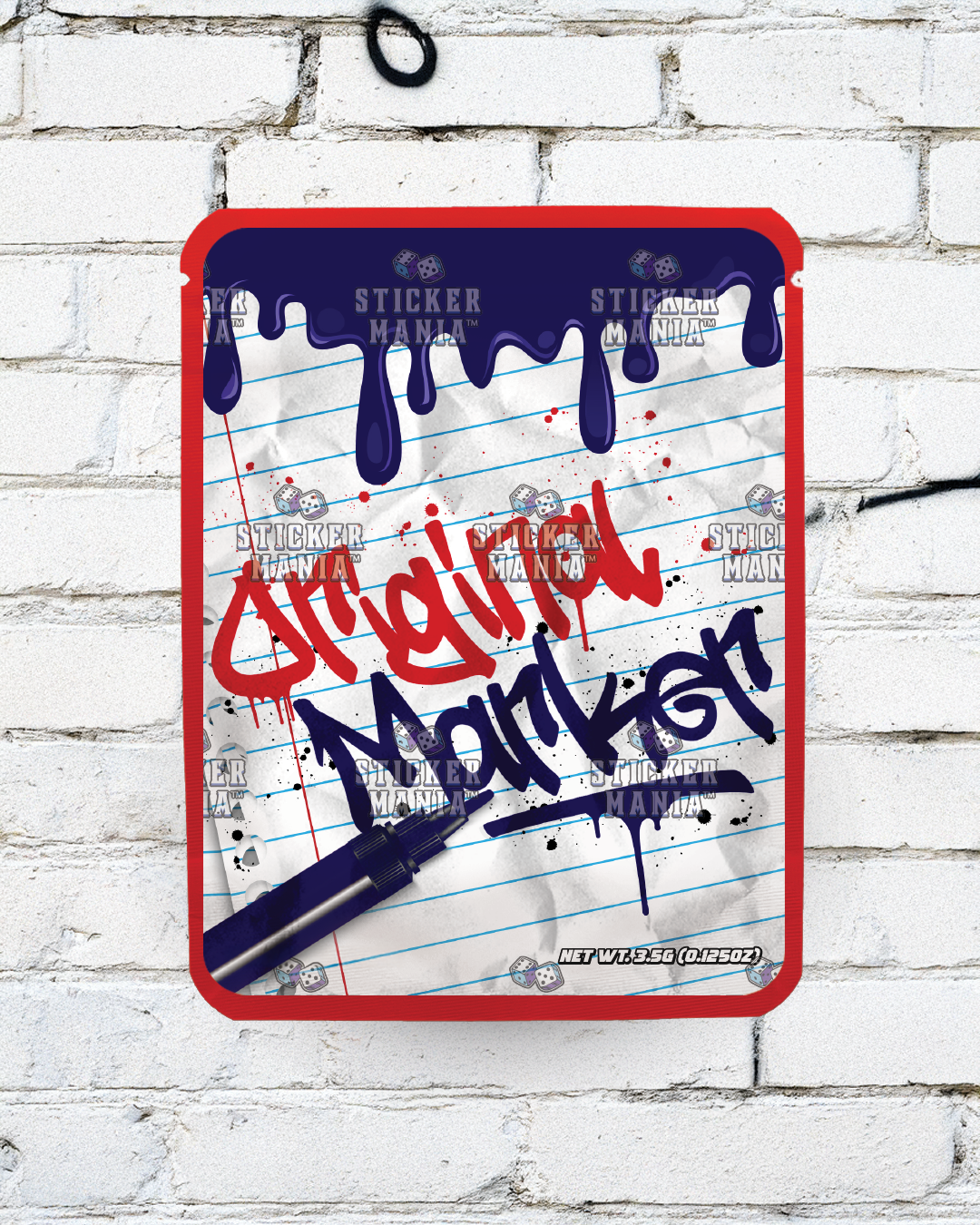 Original Marker| Pre-Made Sticker Bag | 3.5g