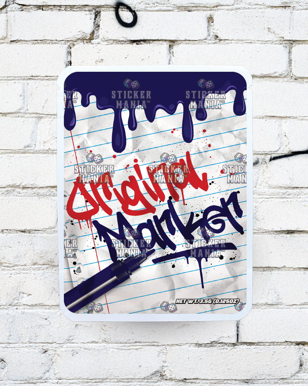 Original Marker| Pre-Made Sticker Bag | 3.5g