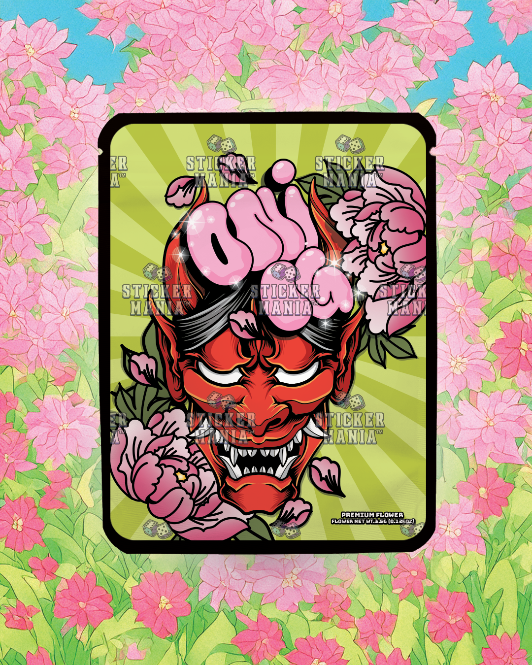 Oni OG | Pre-Made Sticker Bag | 3.5g
