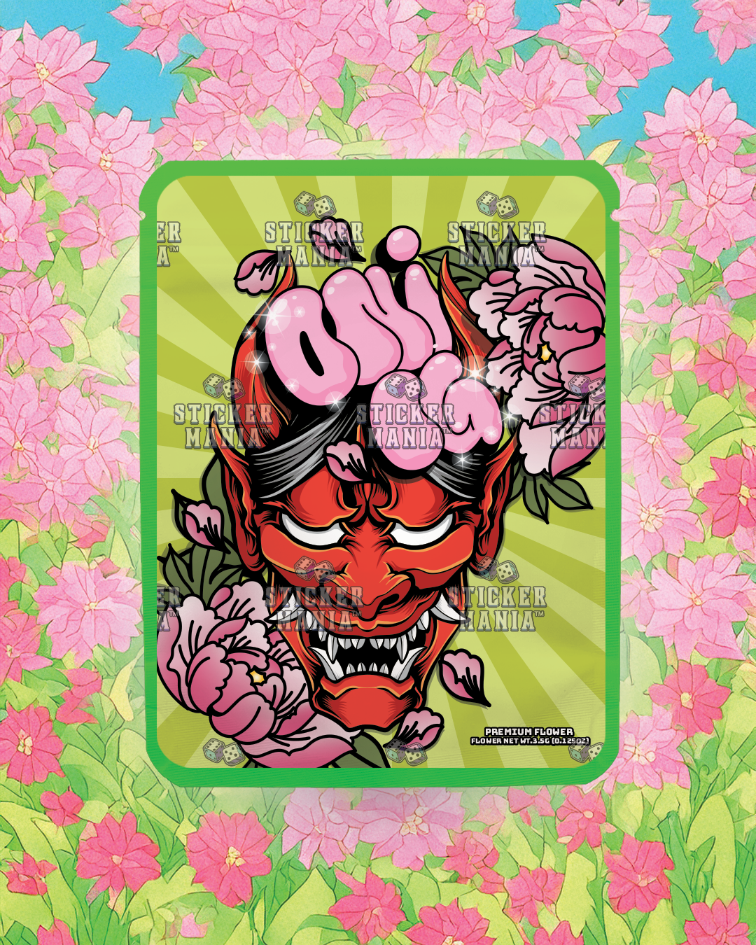 Oni OG | Pre-Made Sticker Bag | 3.5g