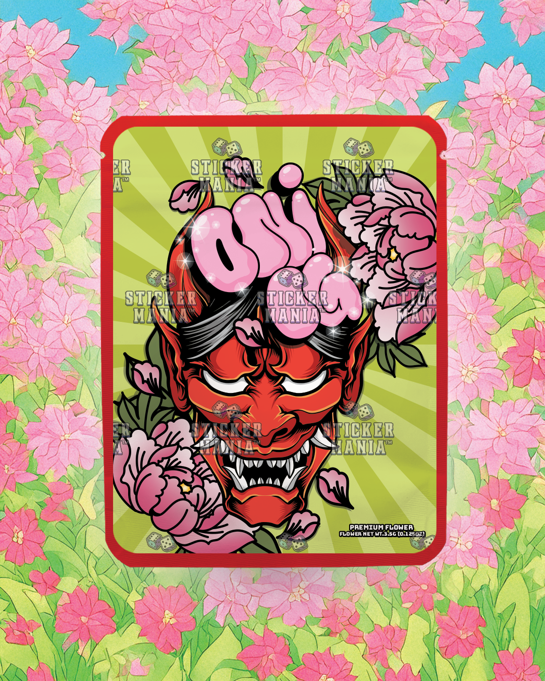 Oni OG | Pre-Made Sticker Bag | 3.5g