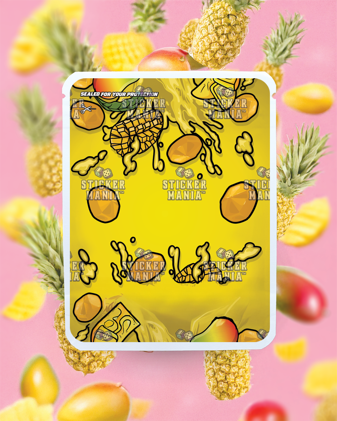 Pineapple Mango Gushers | Pre-Made Sticker Bag | 3.5g