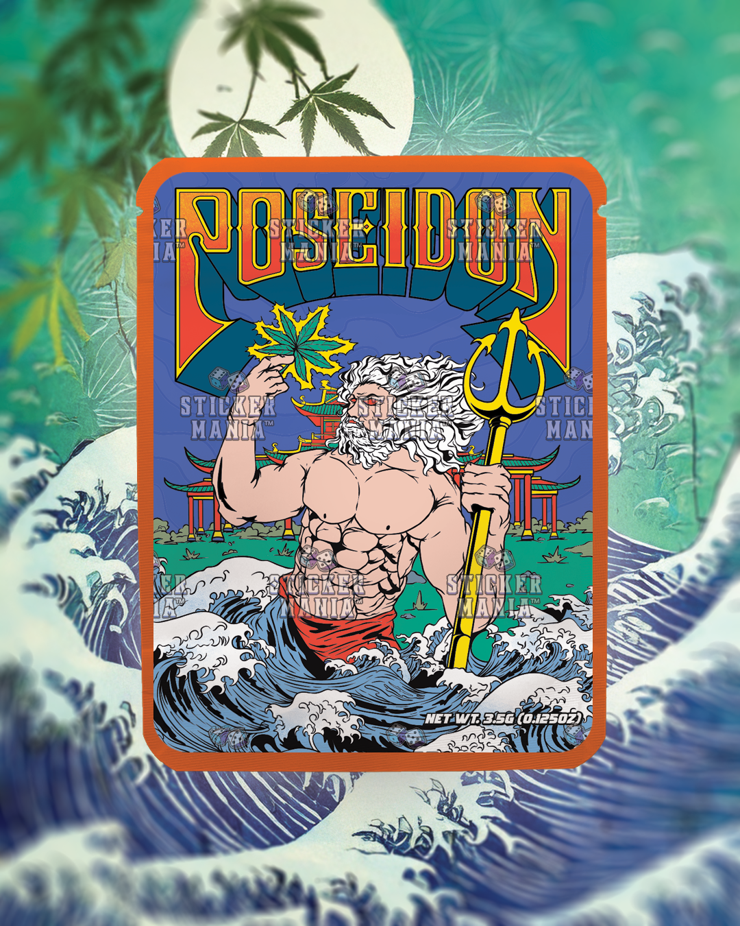Poseidon | Pre-Made Sticker Bag | 3.5g