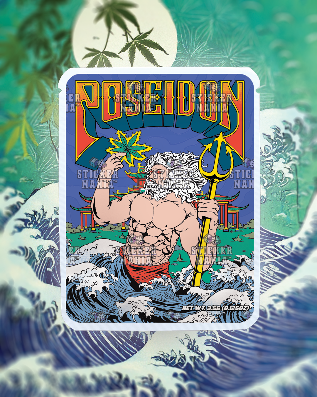 Poseidon | Pre-Made Sticker Bag | 3.5g