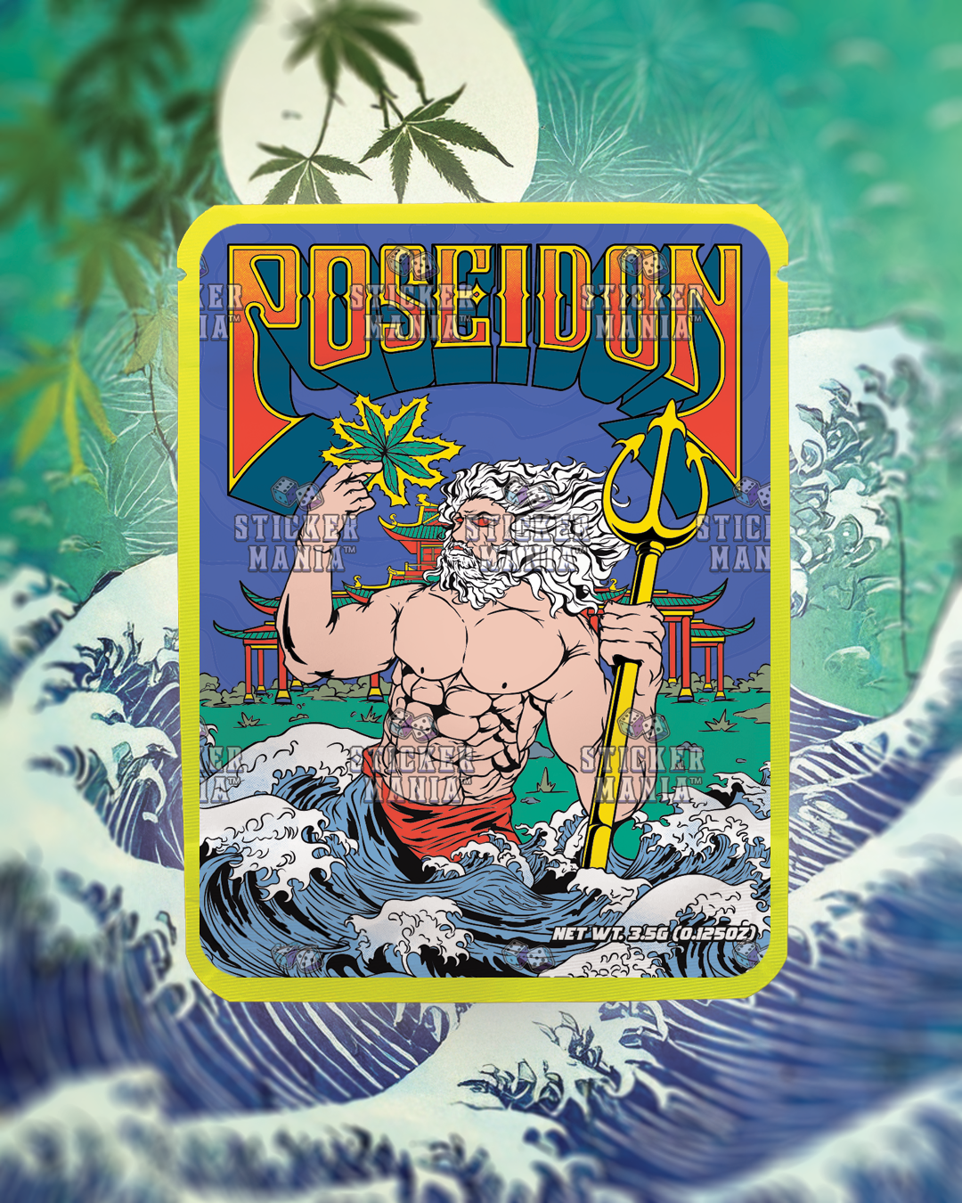 Poseidon | Pre-Made Sticker Bag | 3.5g