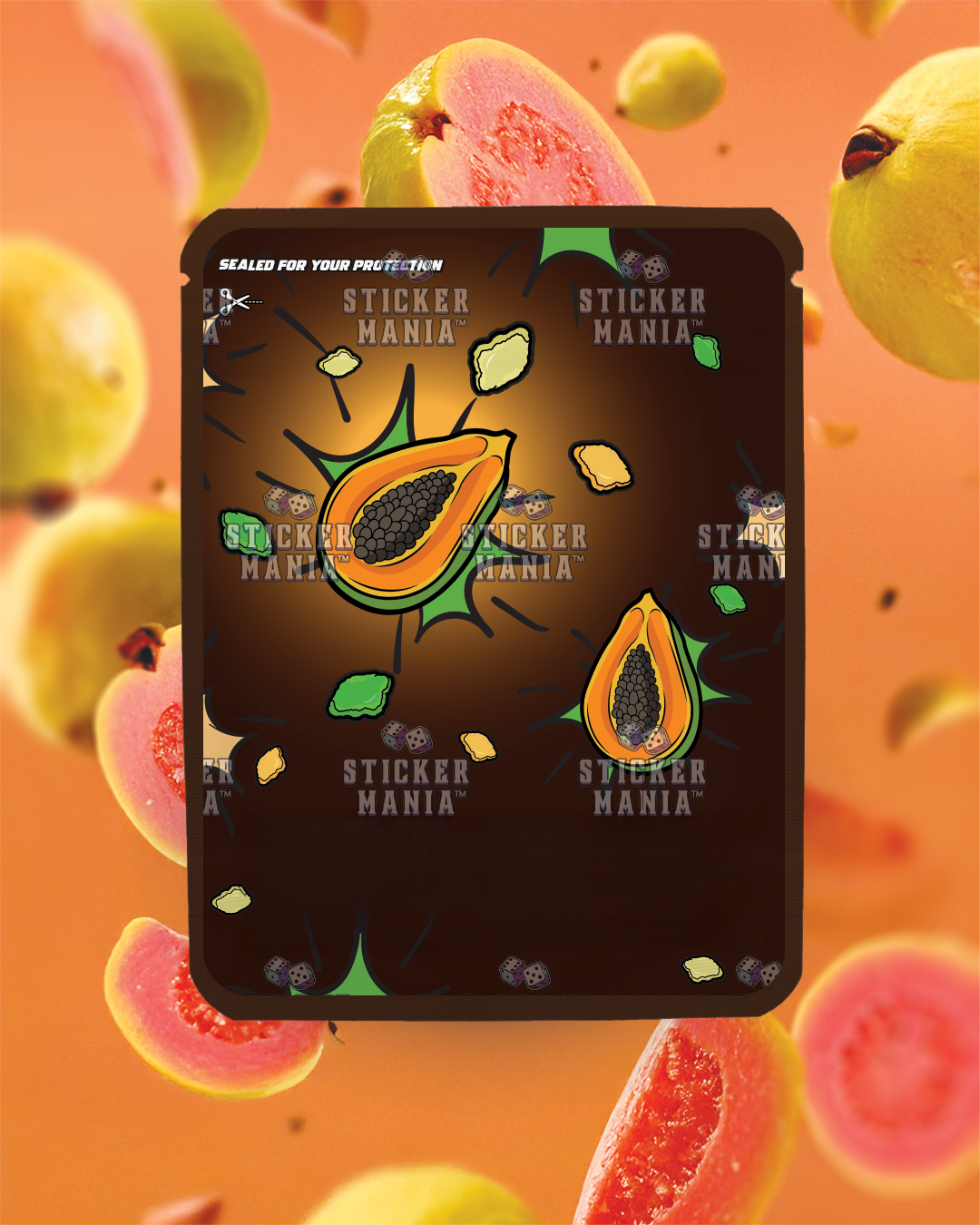 Guava Pop Rocks | Pre-Made Sticker Bag | 3.5g