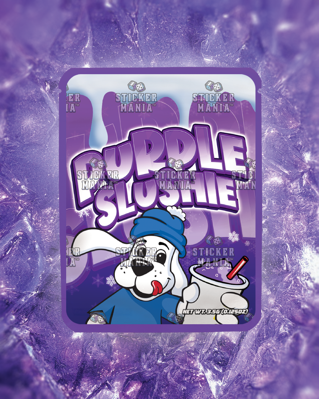 Purple Slushie | Pre-Made Sticker Bag | 3.5g