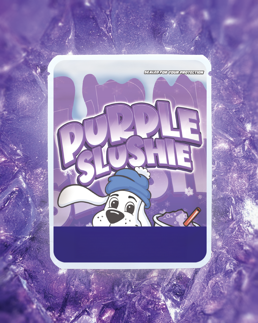 Purple Slushie | Pre-Made Sticker Bag | 3.5g