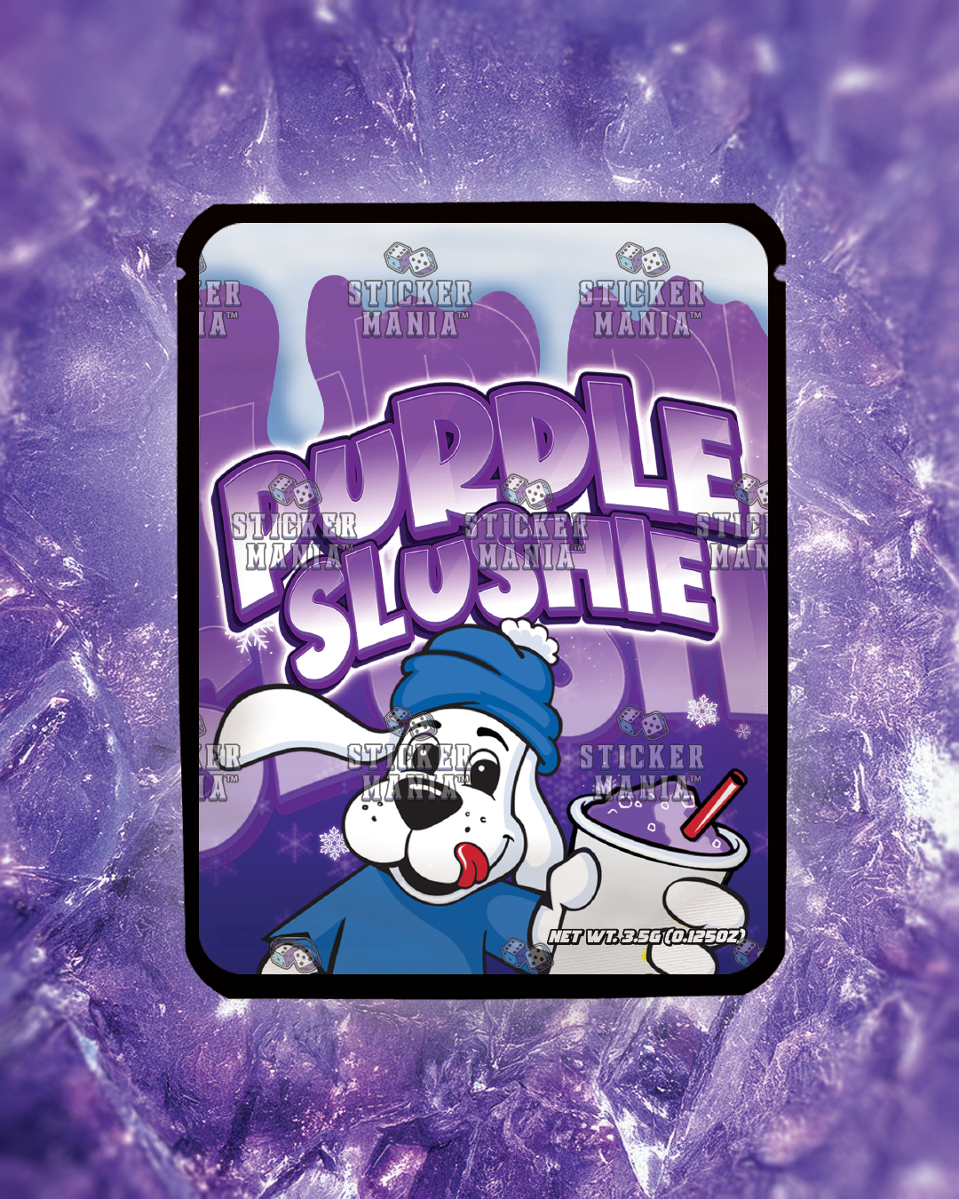 Purple Slushie | Pre-Made Sticker Bag | 3.5g