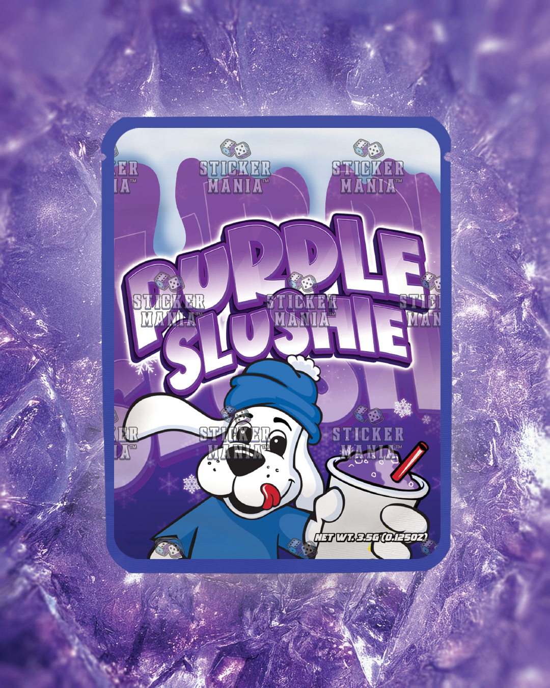 Purple Slushie | Pre-Made Sticker Bag | 3.5g