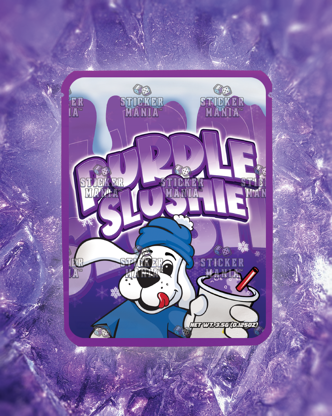 Purple Slushie | Pre-Made Sticker Bag | 3.5g