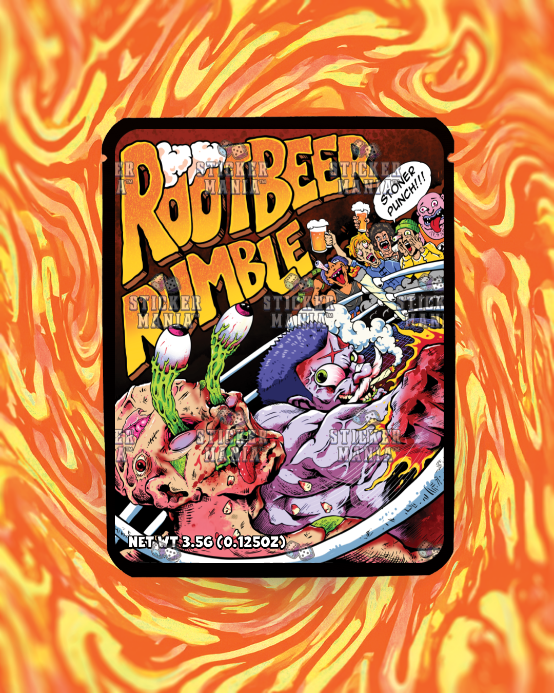 Rootbeer Rumble | Pre-Made Sticker Bag | 3.5g