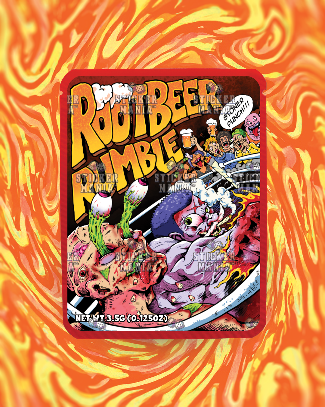 Rootbeer Rumble | Pre-Made Sticker Bag | 3.5g