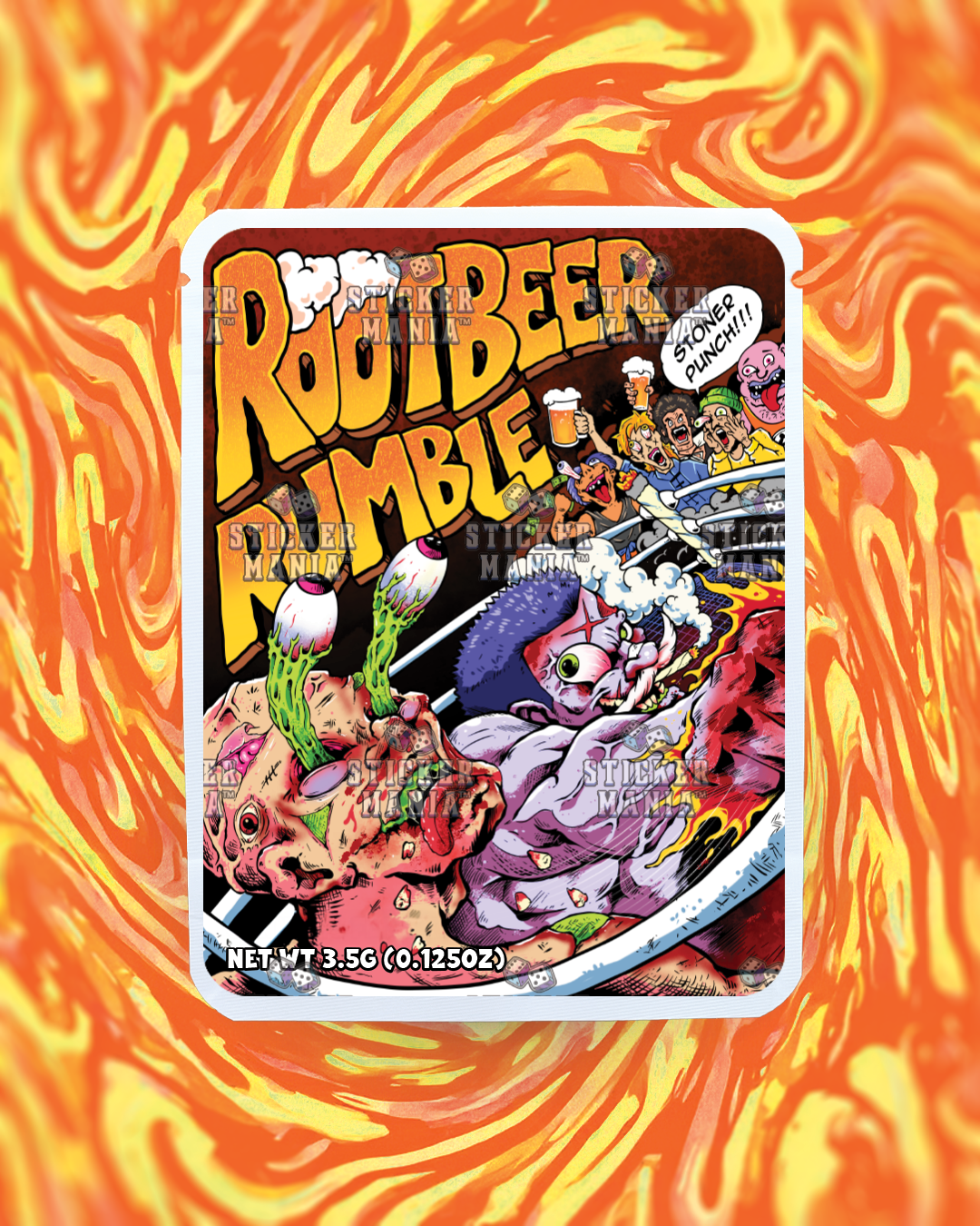 Rootbeer Rumble | Pre-Made Sticker Bag | 3.5g