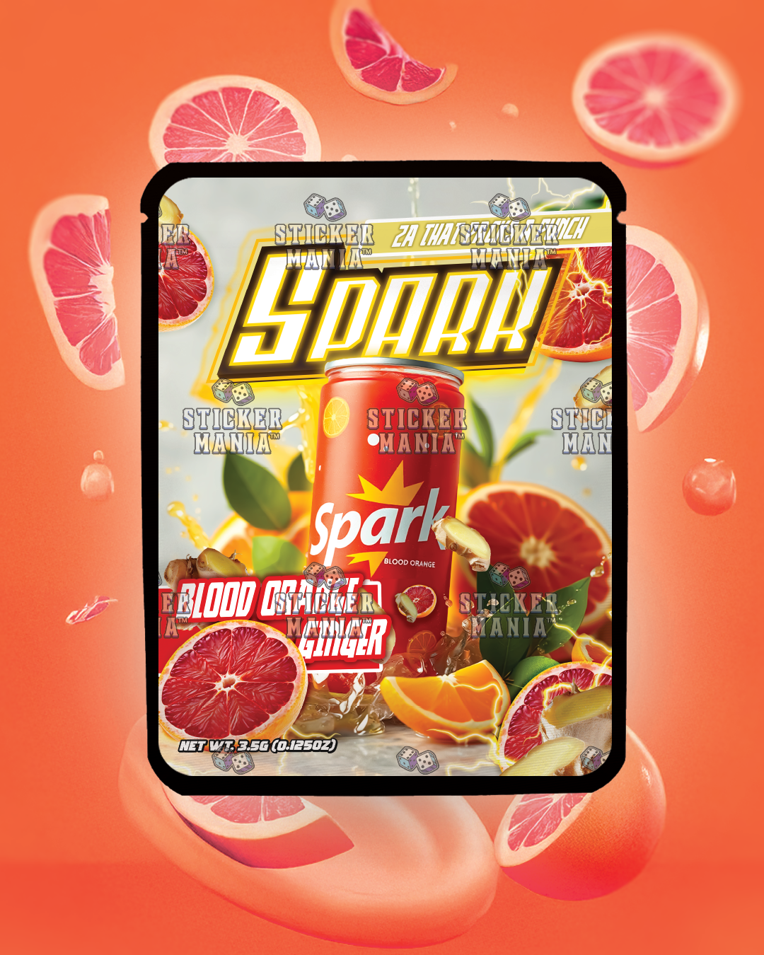 Spark | Pre-Made Sticker Bag | 3.5g