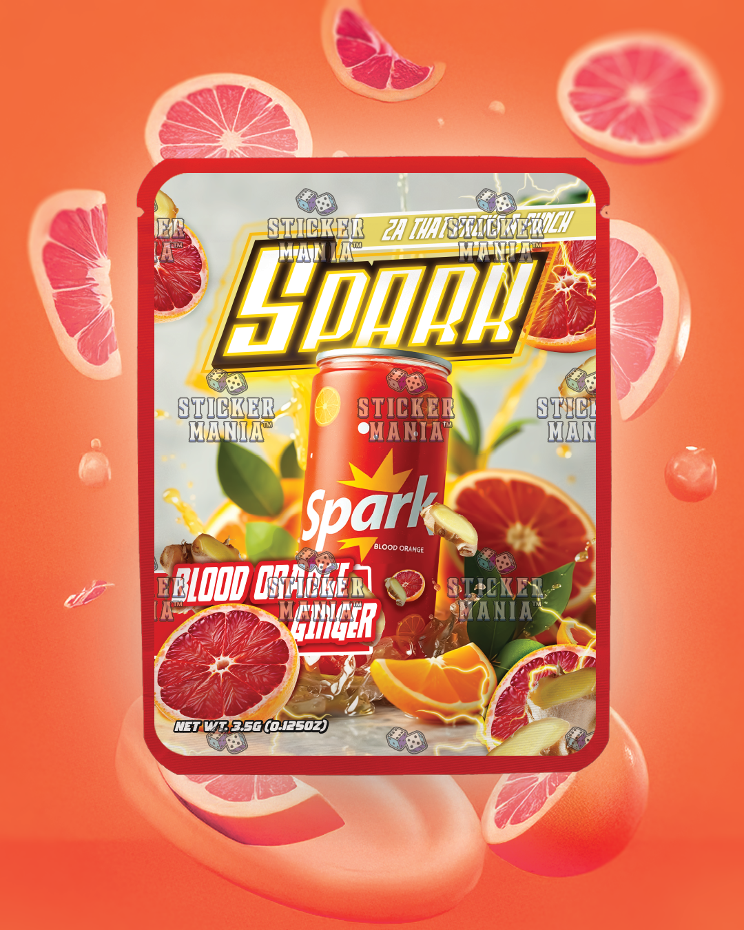 Spark | Pre-Made Sticker Bag | 3.5g