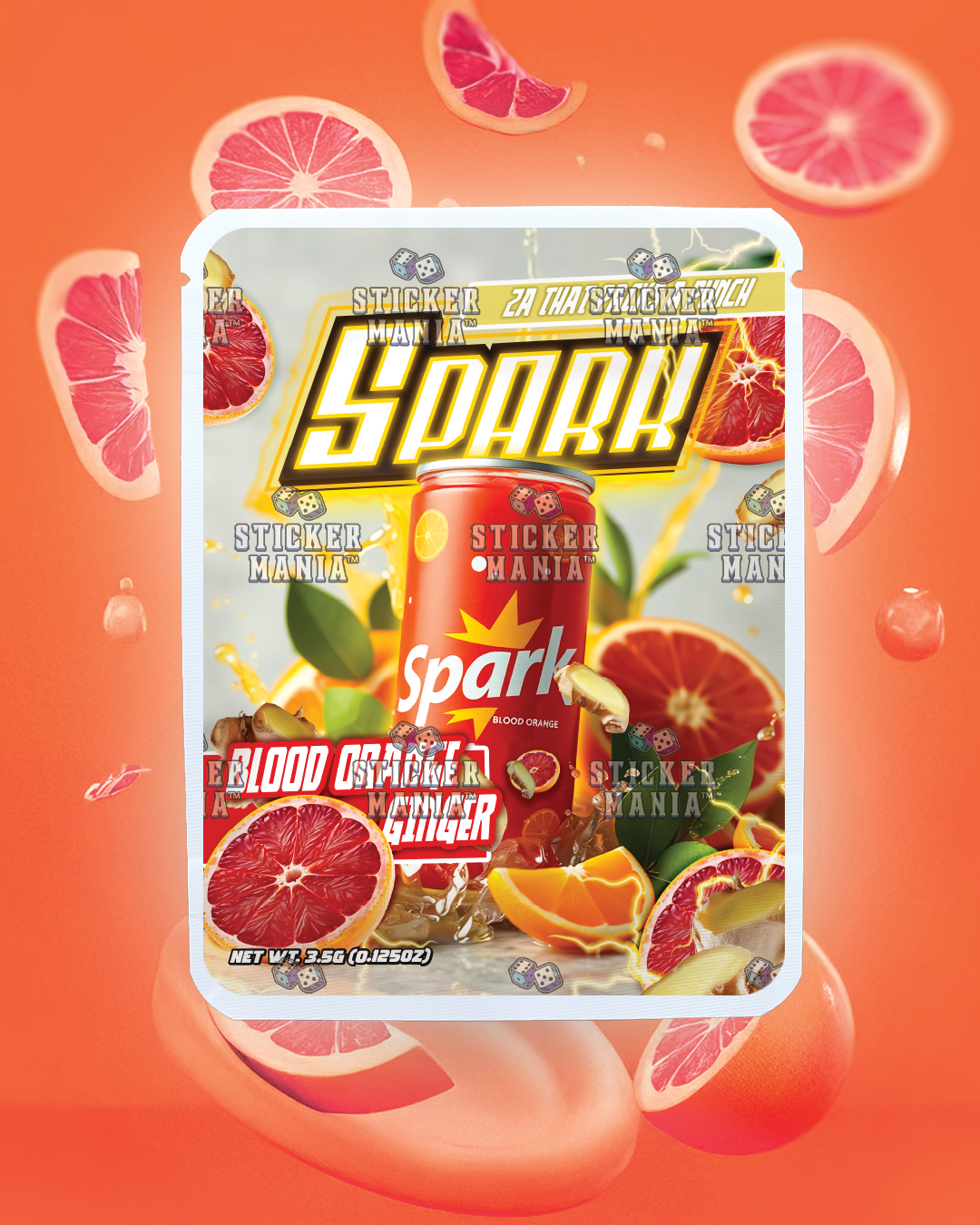Spark | Pre-Made Sticker Bag | 3.5g