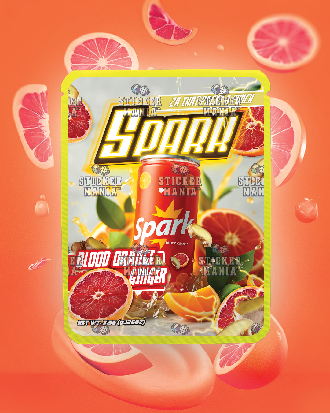 Spark | Pre-Made Sticker Bag | 3.5g