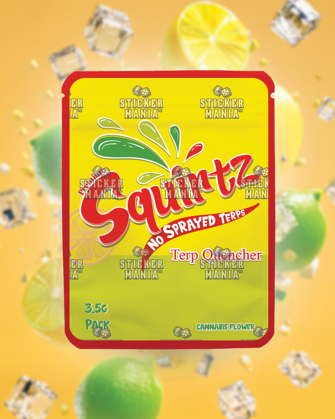 Squirtz | Pre-Made Sticker Bag | 3.5g