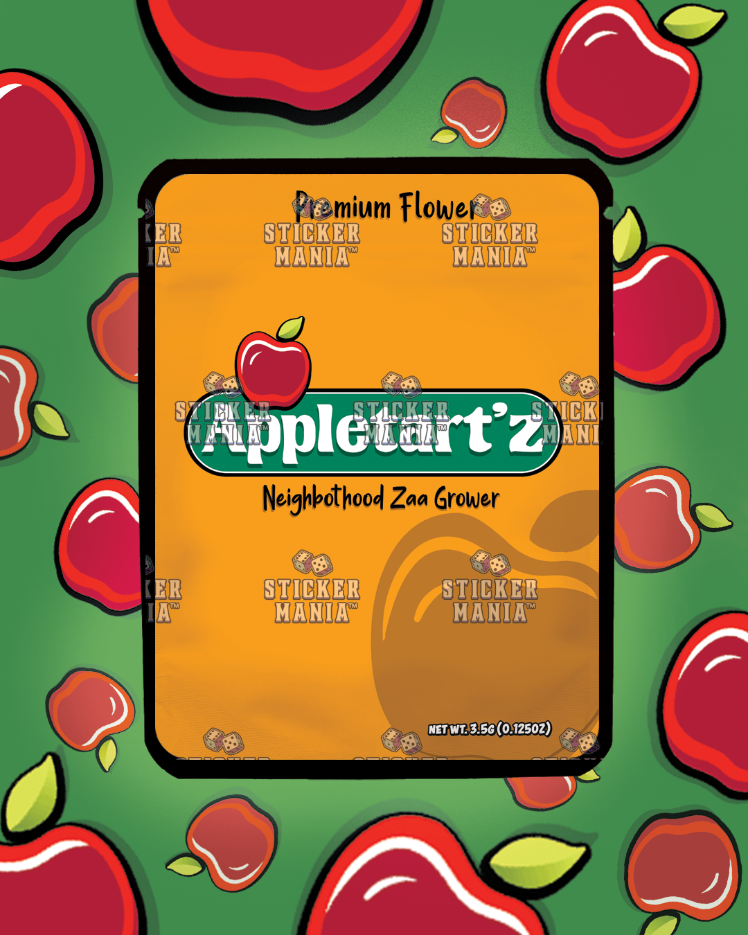Apple Tartz | Pre-Made Sticker Bag | 3.5g