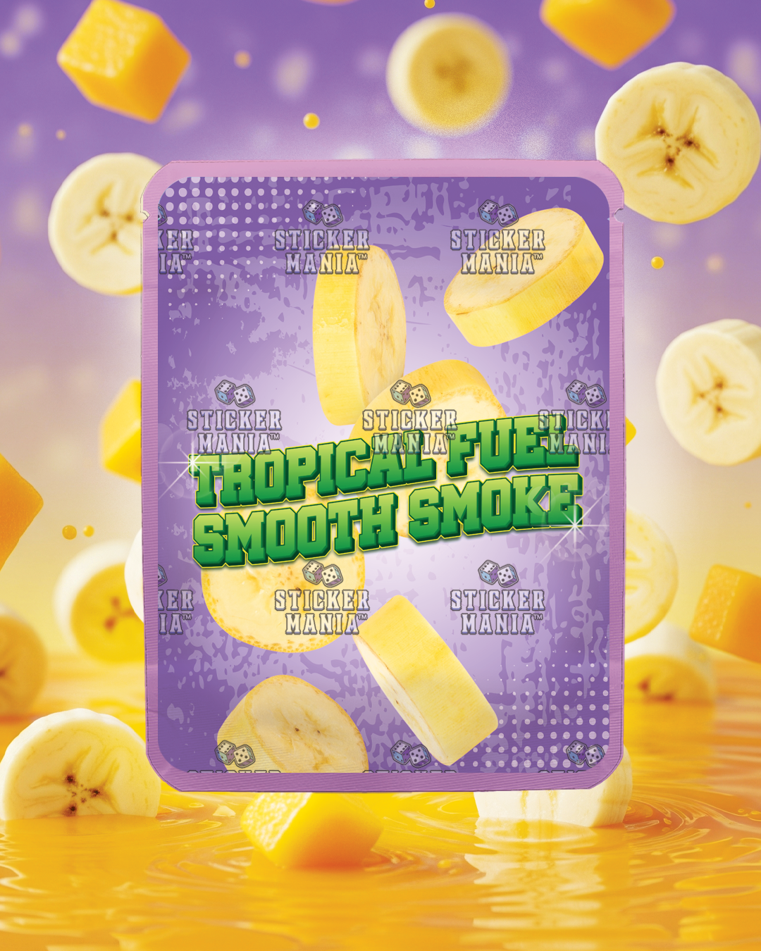 Bananago Blast | Pre-Made Sticker Bag | 3.5g