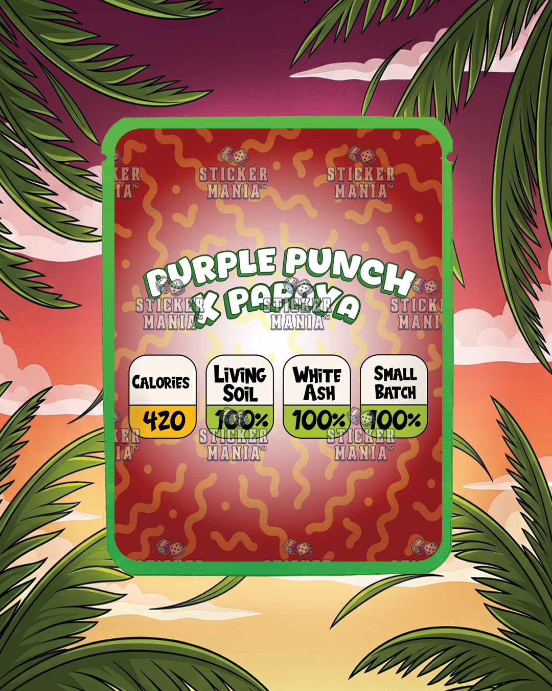 Calyxs Paradise Punch | Pre-Made Sticker Bag | 3.5g