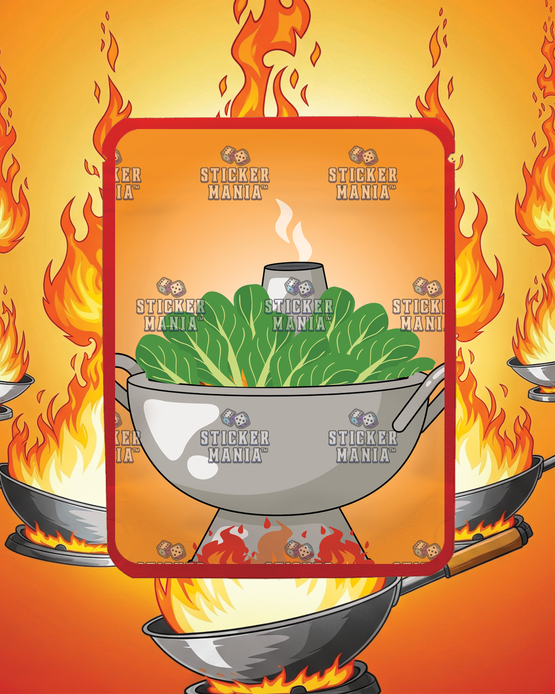 Hot Pot | Pre-Made Sticker Bag | 3.5g