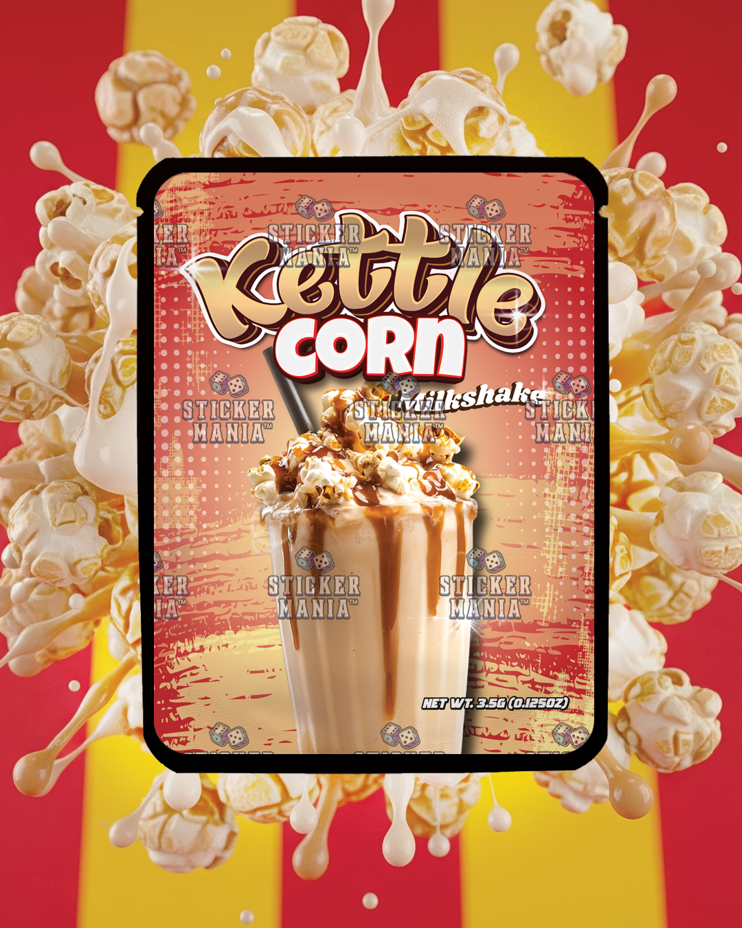 Kettle Corn | Pre-Made Sticker Bag | 3.5g