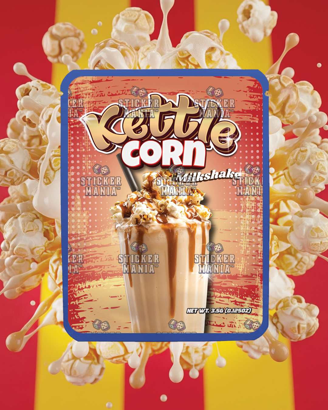 Kettle Corn | Pre-Made Sticker Bag | 3.5g