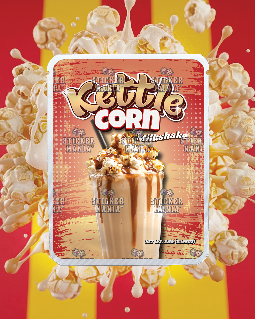 Kettle Corn | Pre-Made Sticker Bag | 3.5g