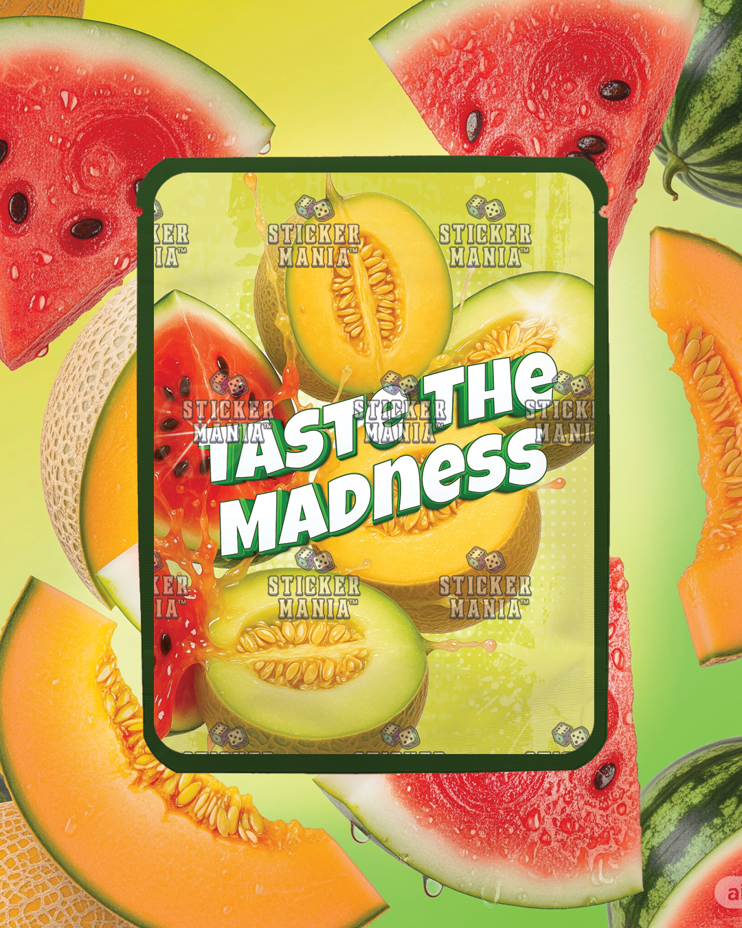 Melon Madness | Pre-Made Sticker Bag | 3.5g