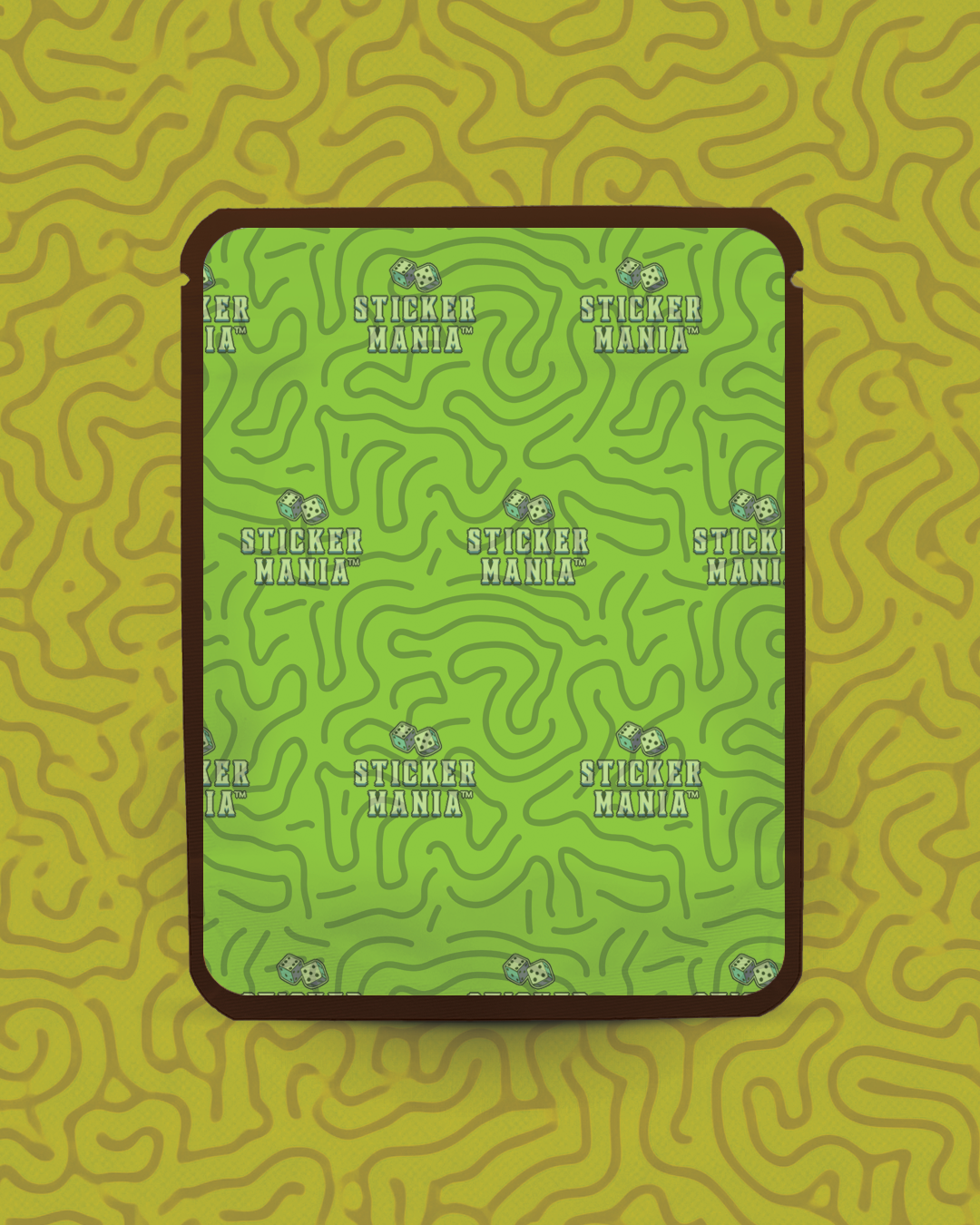 Pineapple Durban | Pre-Made Sticker Bag | 3.5g