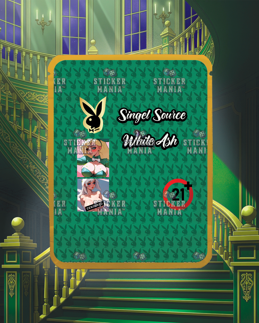 Playboy Runtz | Pre-Made Sticker Bag | 3.5g