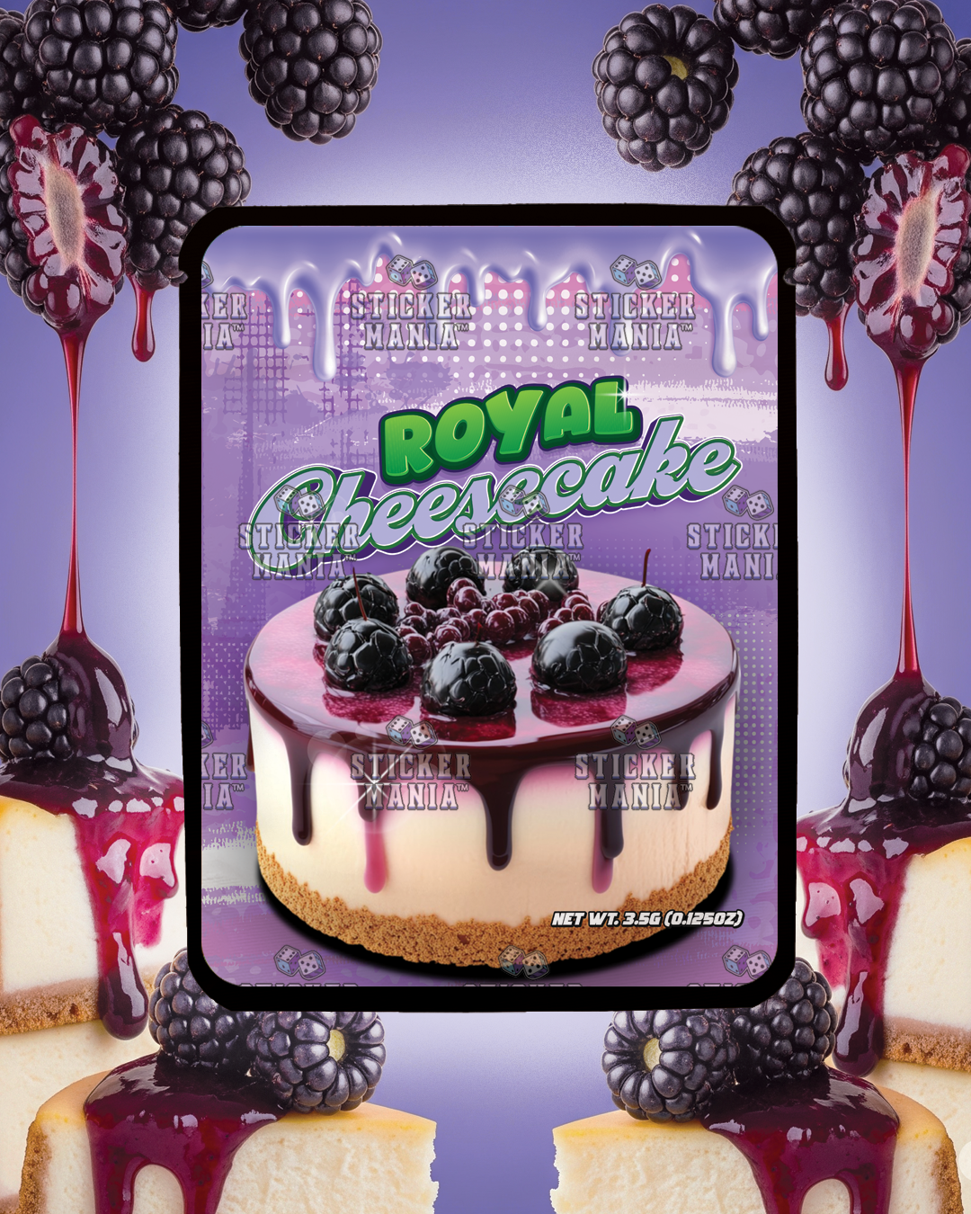 Royal Cheesecake | Pre-Made Sticker Bag | 3.5g