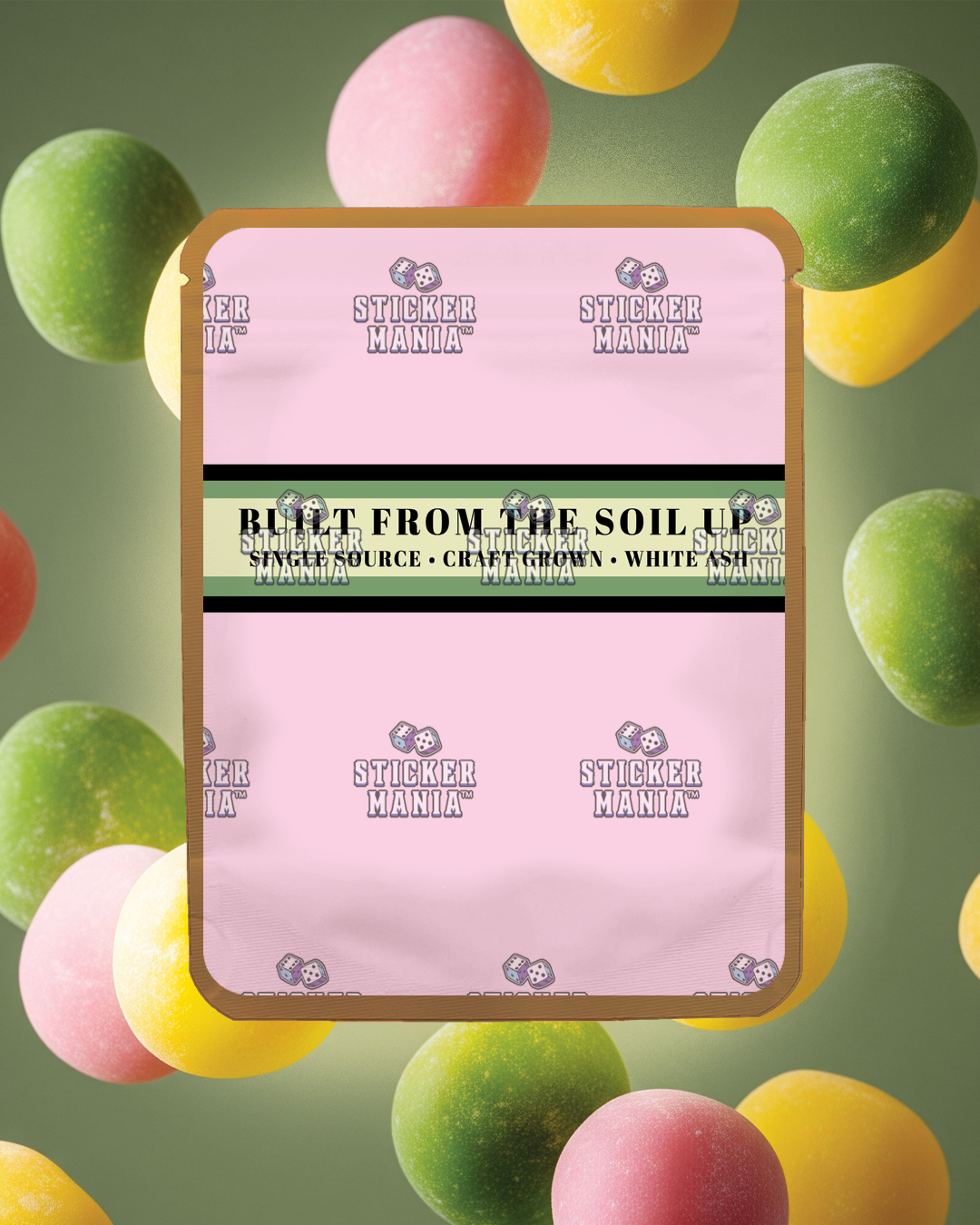 Ume Mochi | Pre-Made Sticker Bag | 3.5g