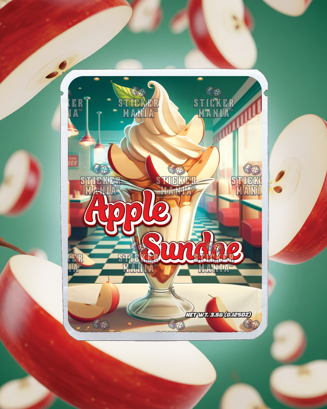 Apple Sundae | Pre-Made Sticker Bag | 3.5g