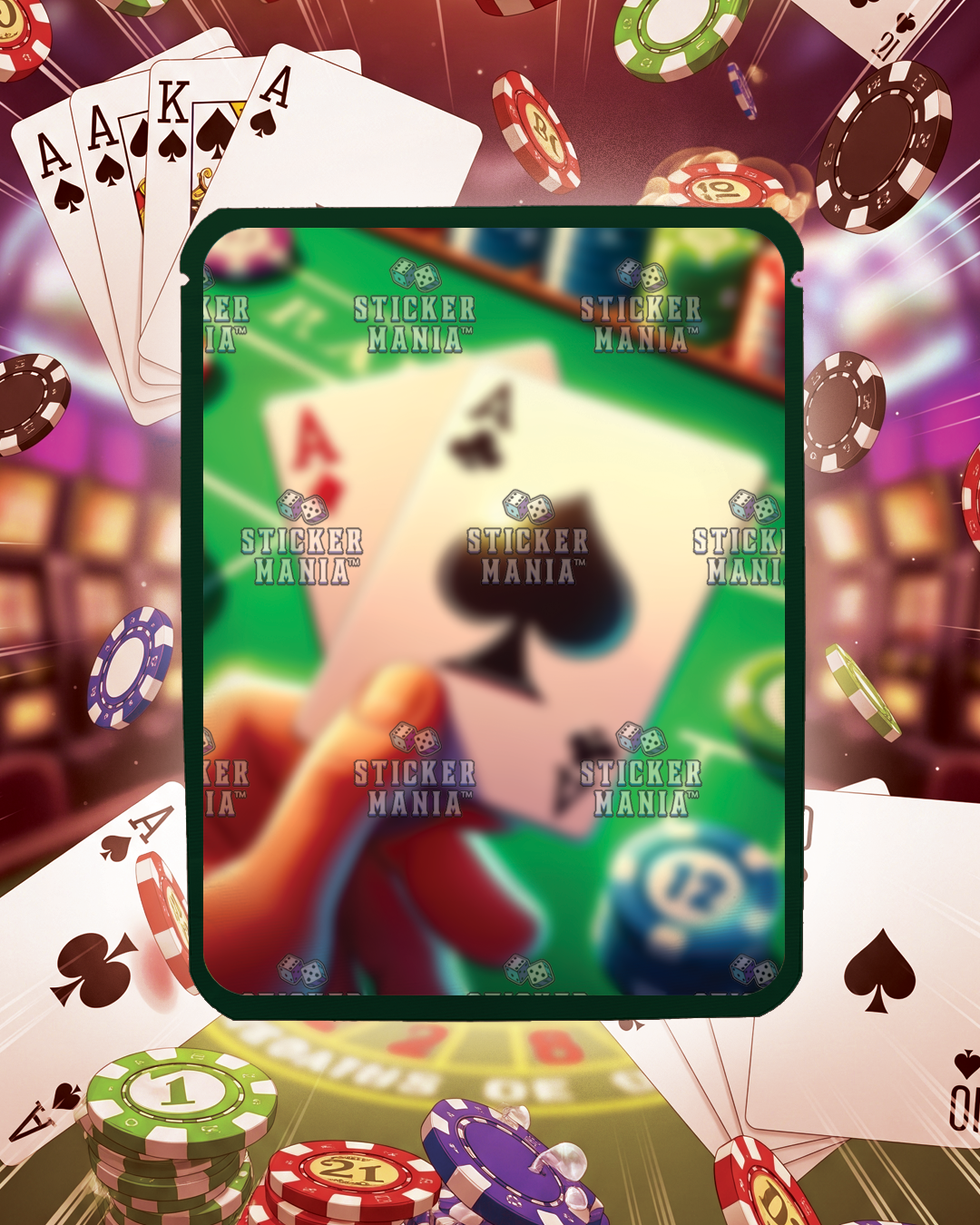 Black Jack | Pre-Made Sticker Bag | 3.5g