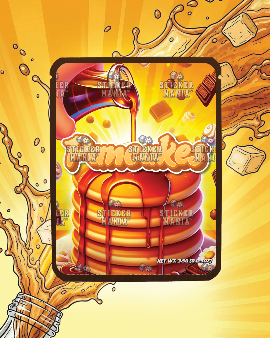 Pancakes | Pre-Made Sticker Bag | 3.5g