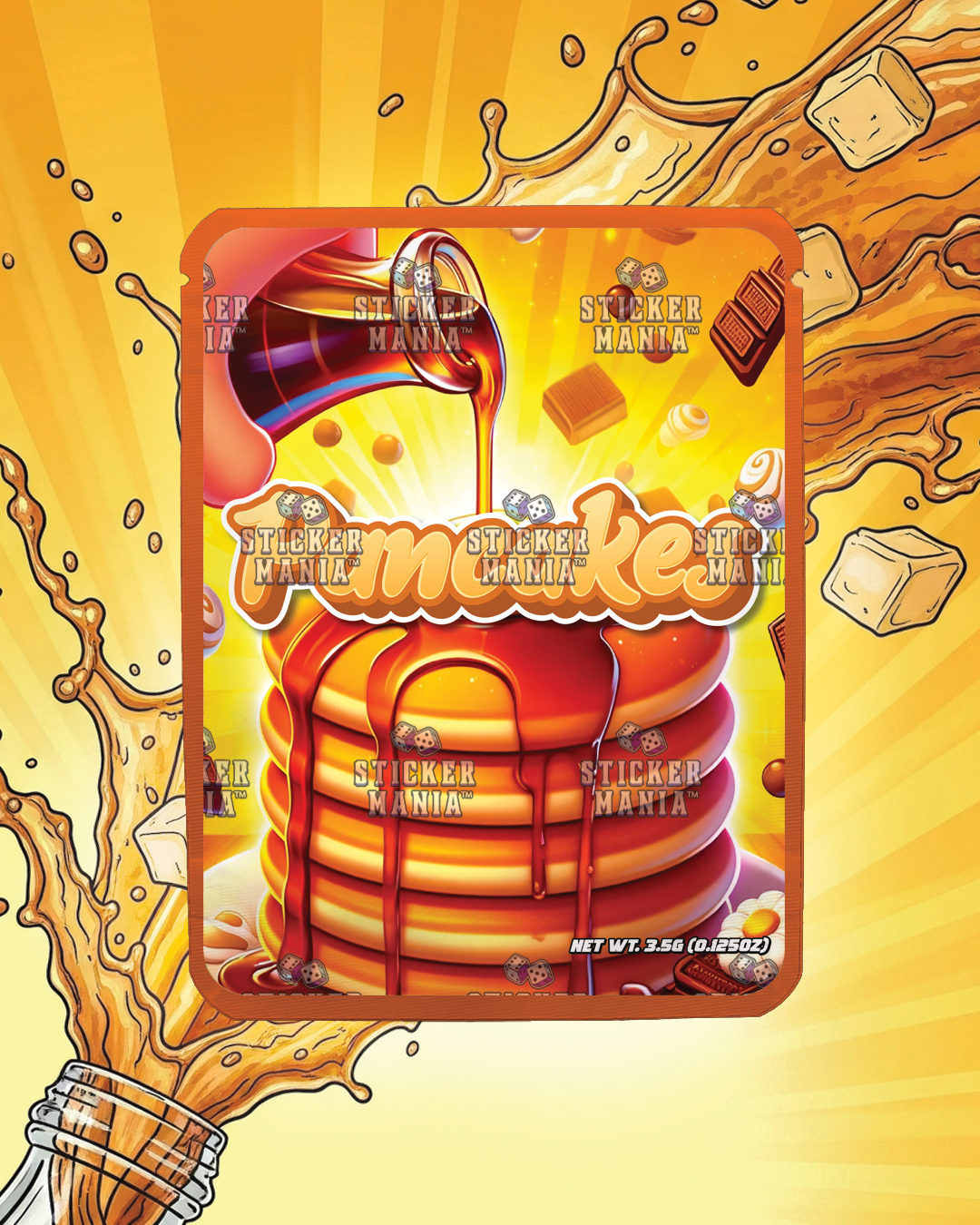Pancakes | Pre-Made Sticker Bag | 3.5g