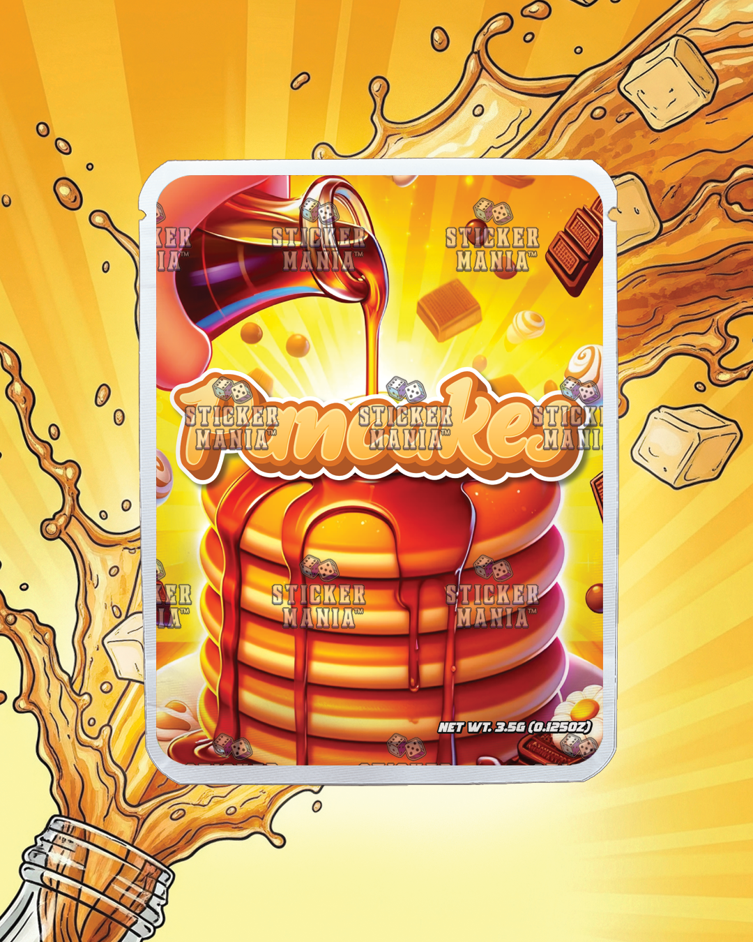 Pancakes | Pre-Made Sticker Bag | 3.5g