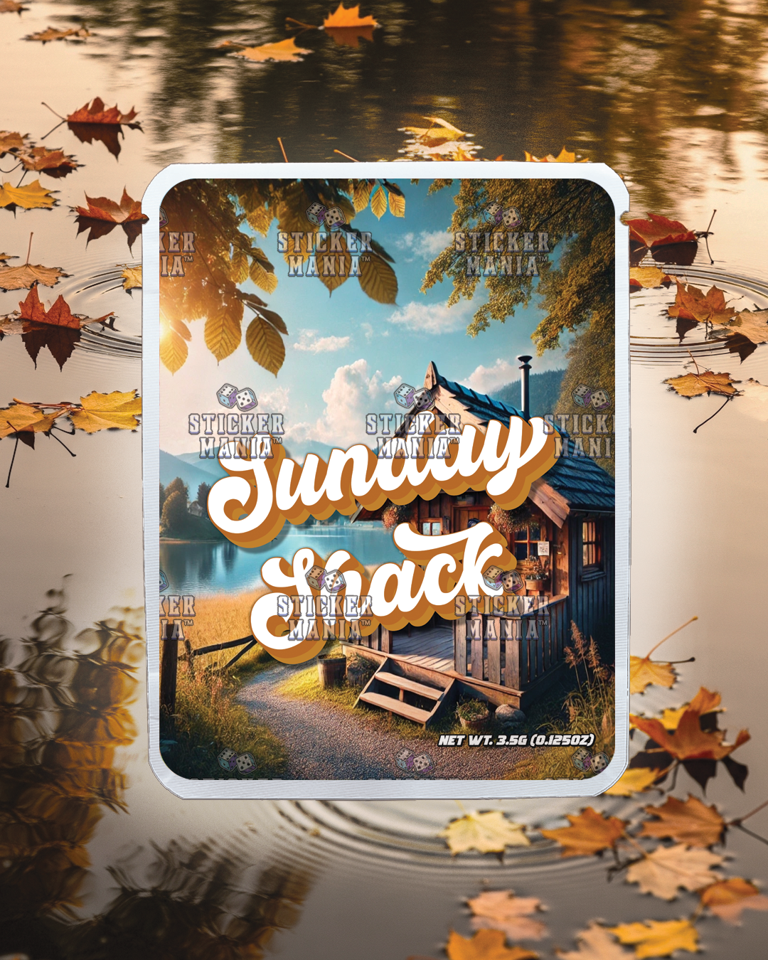 Sunday Shack | Pre-Made Sticker Bag | 3.5g
