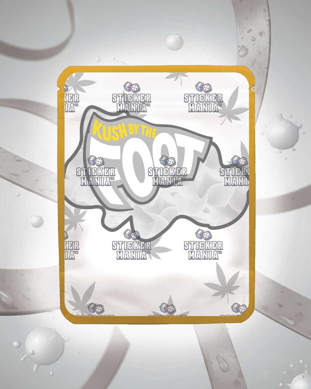 Kush By The Foot Mystery Punch | Pre-Made Sticker Bag | 3.5g