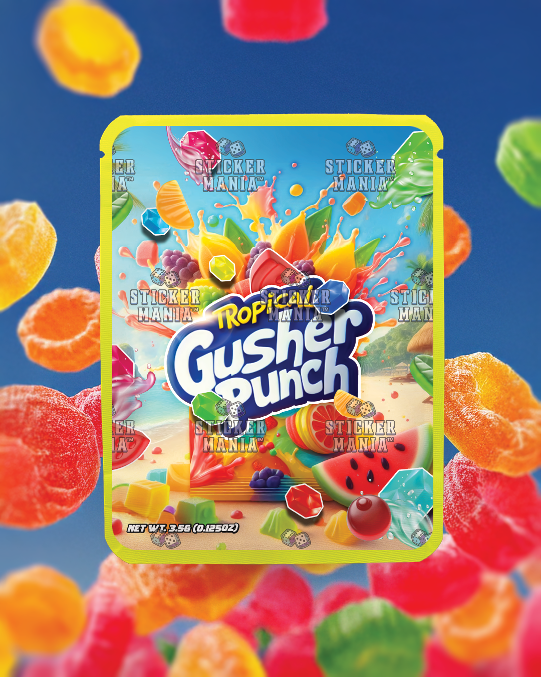 Tropical Gusher Punch | Pre-Made Sticker Bag | 3.5g